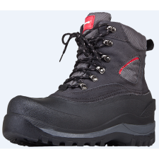 Lahti Pro Szarvasbőr/Oxford Szürke-Piros Hócsizma, 45 (L3080145) munkavédelmi cipő