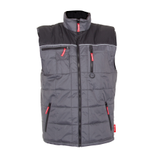 Lahti Pro Szigetelt Mellény Szürke-Narancs, M (LPBO1L) munkaruha