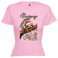  Lajhár tempó - Karácsonyi Női Póló