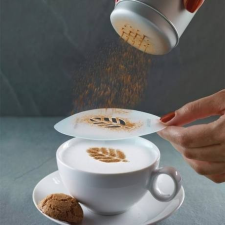 Lakatos István E.V. Latte art barista sablon, kávé díszítő sablon konyhai eszköz