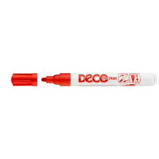  Lakkmarker, decomarker 2-4mm, kerek Ico piros filctoll, marker
