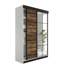  Lamaro Tolóajtós Szekrény tükörrel 167x205cm - fehér&amp; OldStyle bútor