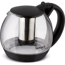 LAMART LT7058 teáskanna üveg 2L fekete vízforraló és teáskanna