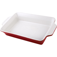 LAMART LT9203 Casa Téglalap alakú Sütőtál 2,5L - Piros / Fehér edény