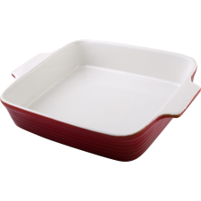 LAMART LT9205 Casa Téglalap alakú Sütőtál 2,2L - Piros / Fehér edény