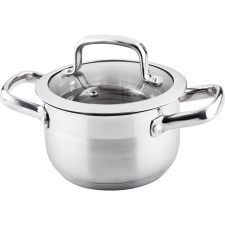 LAMART LTSS1695 Prestige 1.9L/16cm Lábas üveg fedővel - Inox (42000340) edény