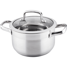 LAMART LTSS2011 Prestige 3.6L/20cm Lábas üveg fedővel - Inox edény