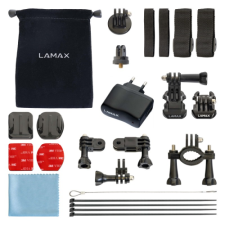 Lamax akciókamera tartozék csomag, 15 darabos lmxaccsetl sportkamera