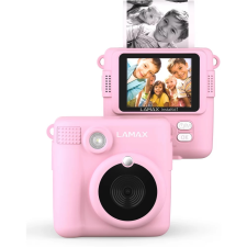 Lamax InstaKid1 hőpapíros fényképezőgép rózsaszín fényképező