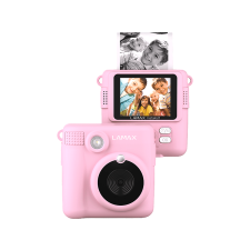 Lamax InstaKid1 Pink Instant hőpapíros fényképezőgép fényképező