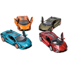 Lamborghini Sian fém autómodell autópálya és játékautó