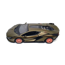  Lamborghini Sián FKP 37 olívazöld hátrahúzós autó 1:40 makett
