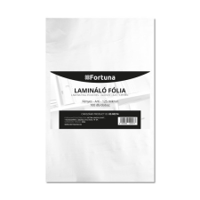 Lamináló fólia FORTUNA A/6 111x154mm 125 mikron fényes 100/dob lamináló fólia