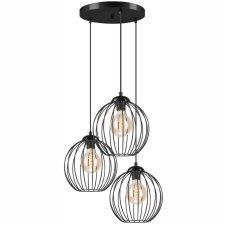 Lamkur ZOYA 3xE27 fekete huzalfüggő lámpa LM-3.162 Lamkur világítás