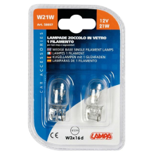 Lampa W21W (W3x16d) izzó, pár (0158097) (LA0158097) autóalkatrész