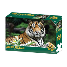 Lamps Puzzle 3D Tigris 100 db puzzle, kirakós