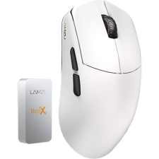 LAMZU Maya X optikai vezeték nélküli egér fehér (MAYA X WHITE) egér