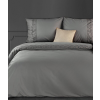  Lana1 pamut ágyneműhuzat Acélszürke 160x200 cm - 70x80 cm 2db