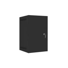 Lanberg 10" Fali rack szekrény 9U 280x310mm - Fekete (WF10-2309-00B) asztali számítógép kellék