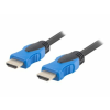 Lanberg CA-HDMI-20CU-0005-BK cable HDMI M/M V2.0 4K 0.5M Black