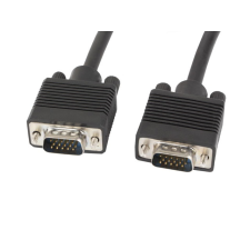 Lanberg cable VGA M/M shielded with ferrite 15m black kábel és adapter