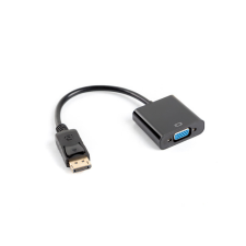  Lanberg Displayport 1.1 - VGA (Apa-Anya) Adapterkábel Fekete kábel és adapter