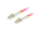 Lanberg FO-LULU-MD41-0050-VT duplex optikai patch kábel 4xLC/UPC csatlakozóval, 50/125 LSZH OM4, 5m (FO-LULU-MD41-0050-VT)