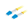 Lanberg FO-LULU-SD11-0050-YE duplex optikai patch kábel 4xLC/UPC csatlakozóval, duplex 9/125 LSZH, 5m (FO-LULU-SD11-0050-YE)