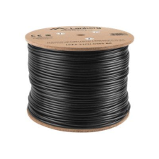 Lanberg FTP CAT6 kültéri kábel 305m fekete (LCF6-21CU-0305-BK) (LCF6-21CU-0305-BK) - UTP kábel és adapter