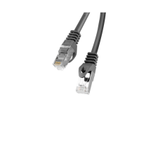 Lanberg FTP CAT6 Patch kábel 10m Fekete (PCF6-10CC-1000-BK) kábel és adapter