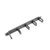 Lanberg kabelrendező 1U B típusú 19'' rack szekrényhez fekete