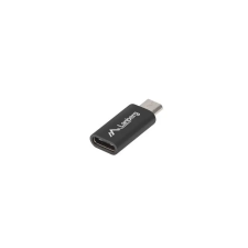 Lanberg LANBERG USB-C(F) 2.0->USB MICRO(M) ADAPTER FEKETE kábel és adapter