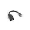 Lanberg mini Displayport - HDMI Adapter 0.12m Fekete