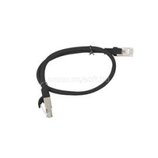 Lanberg patch kábel Cat6 UTP 0,5 m (fekete) (PCU6-10CC-0050-BK) kábel és adapter
