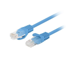 Lanberg Patch kábel CAT.5E UTP 0.25M kék Fluke Passed kábel és adapter