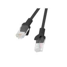 Lanberg Patch kábel CAT.5E UTP 2M fekete Fluke Passed kábel és adapter