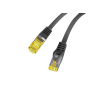 Lanberg Patchcord cat.6a S/FTP LSZH CU 0.5m fluke passed black