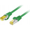 Lanberg Patchcord Lanberg S/FTP kat.6A 3m Lszh Cu fluke (PCF6A-10CU-0300-G)
