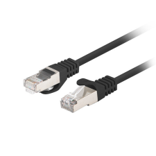 Lanberg PCF6-20CC-0050-BK Fekete 0,5 M Cat6 F/UTP (FTP) kábel és adapter