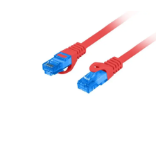 Lanberg S/FTP CAT6a Patch kábel 20m Piros kábel és adapter