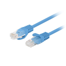 Lanberg U/UTP CAT6 Patch kábel 1m - Kék (10db) (PCU6-20CC-0100-B) kábel és adapter