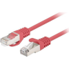 Lanberg U/UTP Cat6 RJ45 Patch kábel 0.5m - Piros (10db / csomag) (PCF6-20CC-0050-R)
