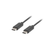Lanberg USB 2.0-C apa - USB 2.0-C apa Adatkábel 1m - Fekete