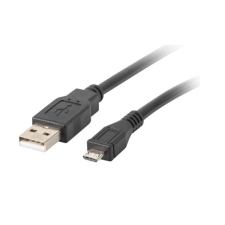 Lanberg USB 2.0 - Micro USB Adatkábel 1.8m - Fekete (CA-USBM-10CC-0018-BK) kábel és adapter