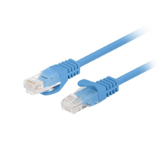 Lanberg UTP CAT6 Patch kábel 0.5m 10db - Kék kábel és adapter