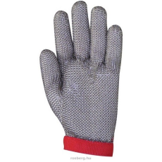  LÁNCKESZTYŰ FÉMGYŰRŰS ÖTUJJAS VÉDŐKESZTYŰ (B) FEHÉR_S