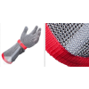  Láncszövet kesztyű 15cm textil szíjazattal