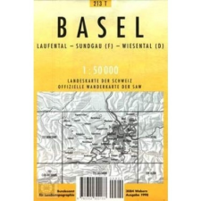 Landestopographie 213 T Basel turista térkép Landestopographie 1:50 000 térkép
