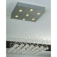 Landlite CANNES,MD51104-7B, 7XGU10 50W 230V, kristály lámpa világítás