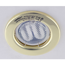 Landlite Energiatakarékos, GU10, 3x7W, Ø79mm, fix, arany, spot lámpa szett (KIT-57A-3) világítás
